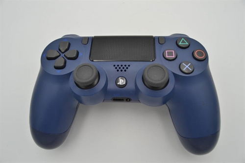 Playstation 4 - Dual Shock 4 Wireless Controller - Midnight blue - PS4 Tilbehør (B Grade) (Genbrug)